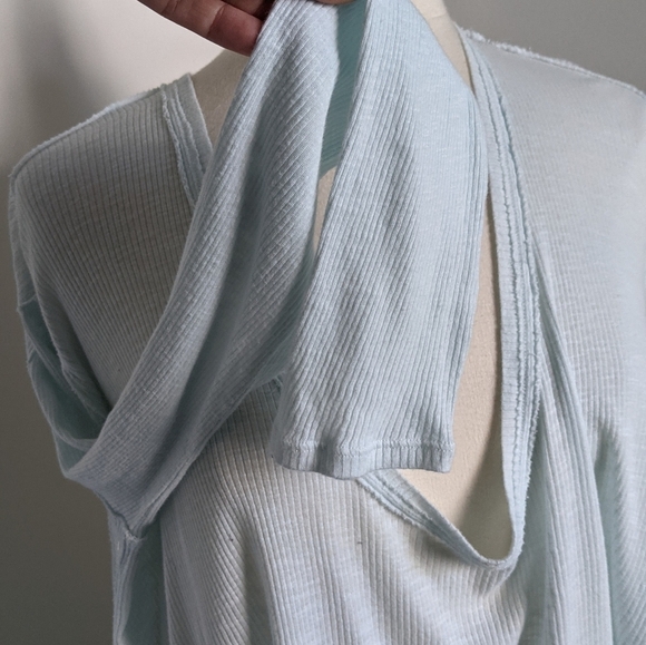 NWT We The Free Bleached Blue TT Special Tee Shirt Tunic L - Picture 8 of 16